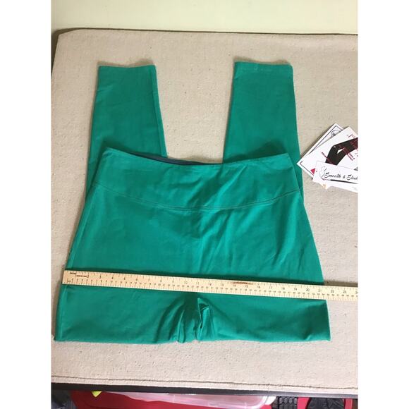 Women With Control Waist Control Pants Sz. Lrg Tall Green NWT Slimming Pants - Picture 7 of 12